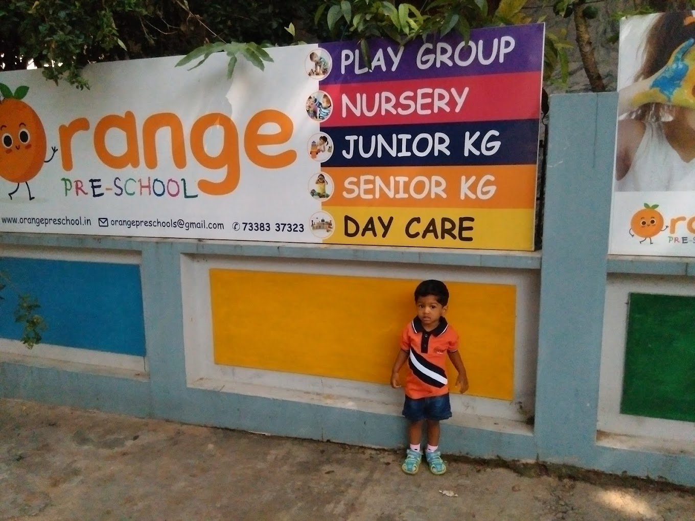 Orange Preschool ISRO Layout